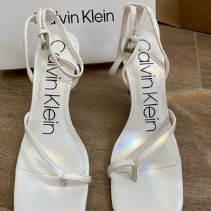 Calvin Klein Millie Ankle Strap Heel 6